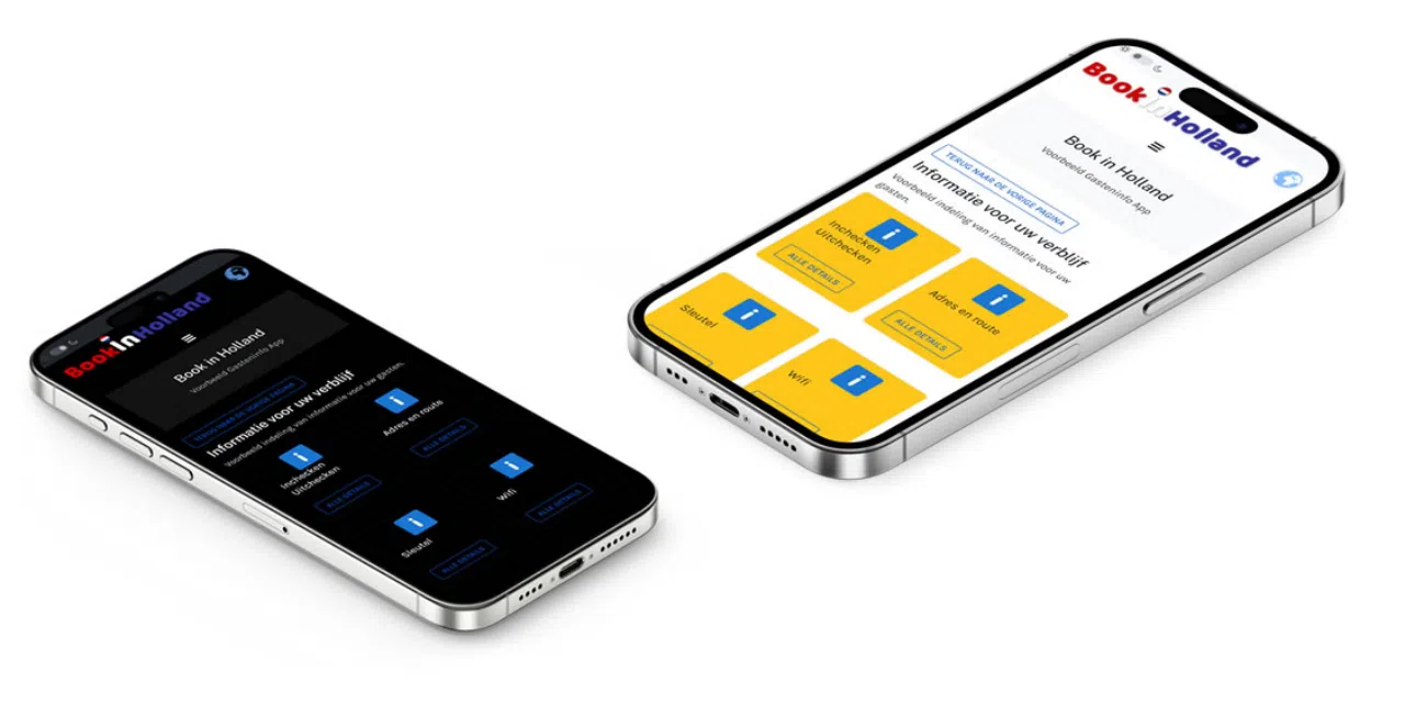 app normal en dark mode