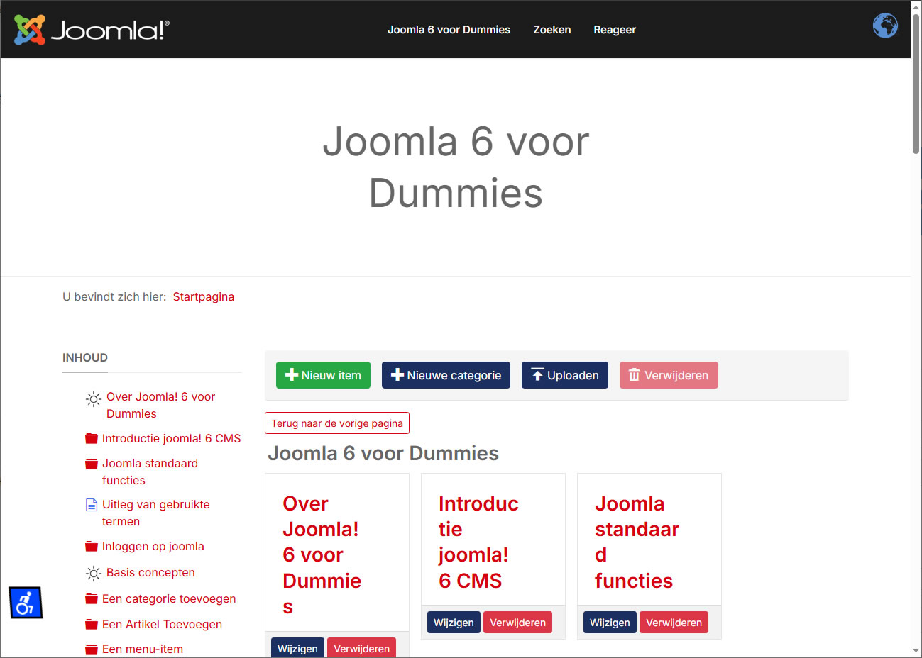 Joomla 6 voor dummies